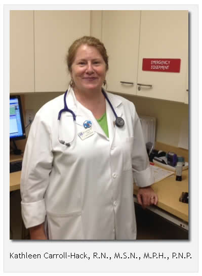 Kathleen Carroll-Hack, Registered Nurse Walton Pediatrics